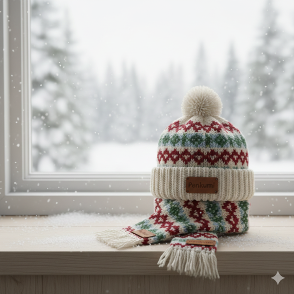 Gorro y Bufanda "Abrigo Festivo"